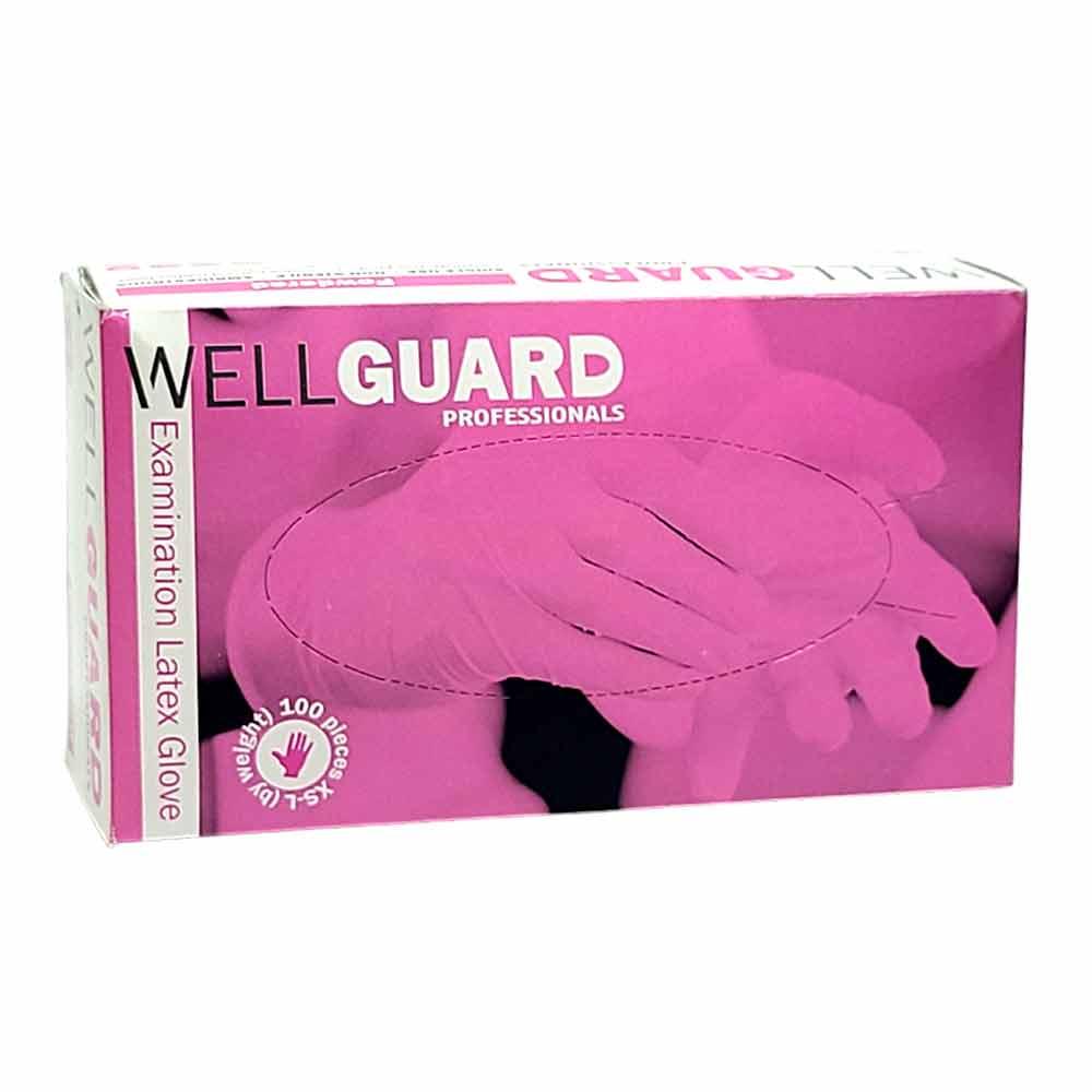 Wellguard L Professional Latex Glove 100pcs ប្រអប់