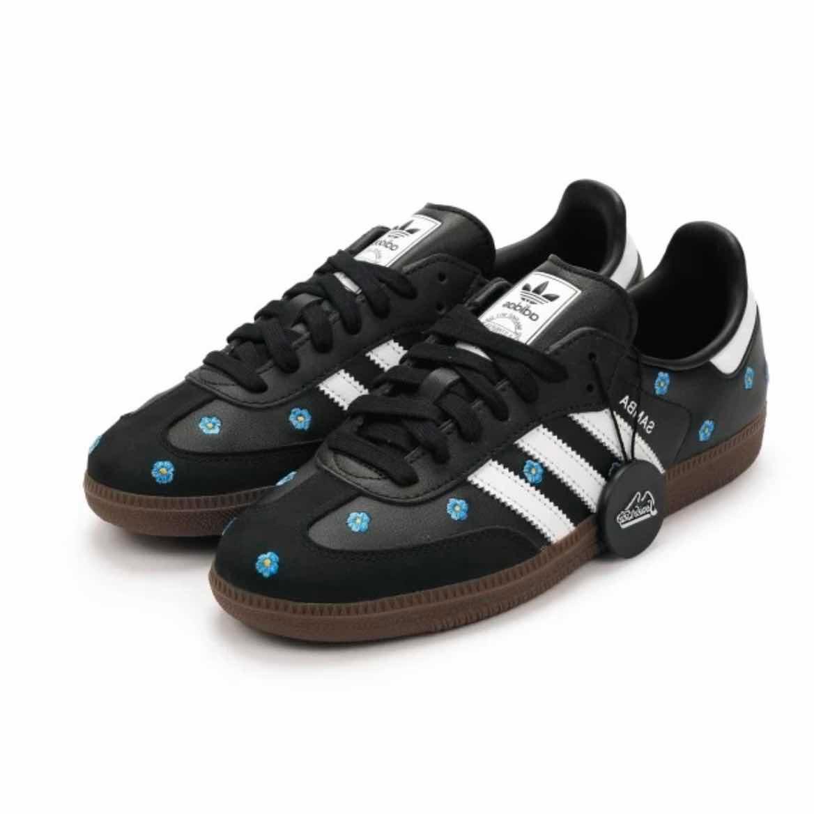 Adidas OG Black Floral Emeroidery