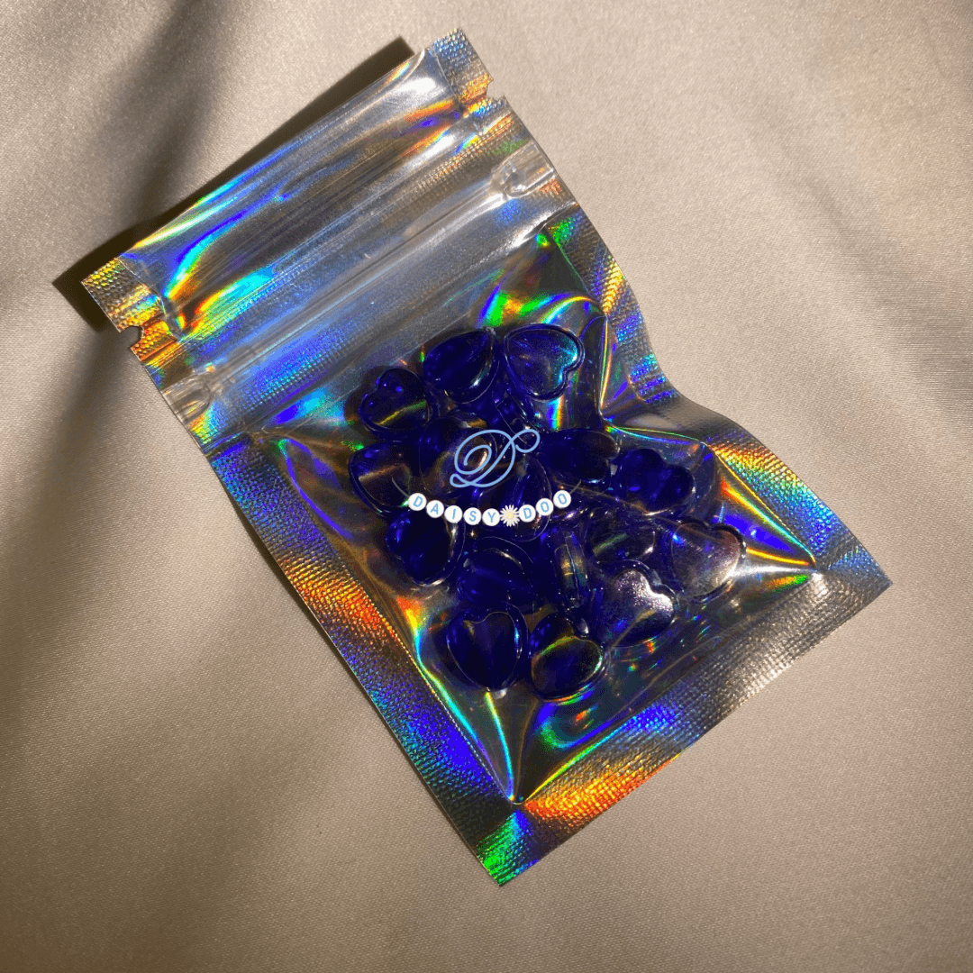 Royal Blue Peach Heart