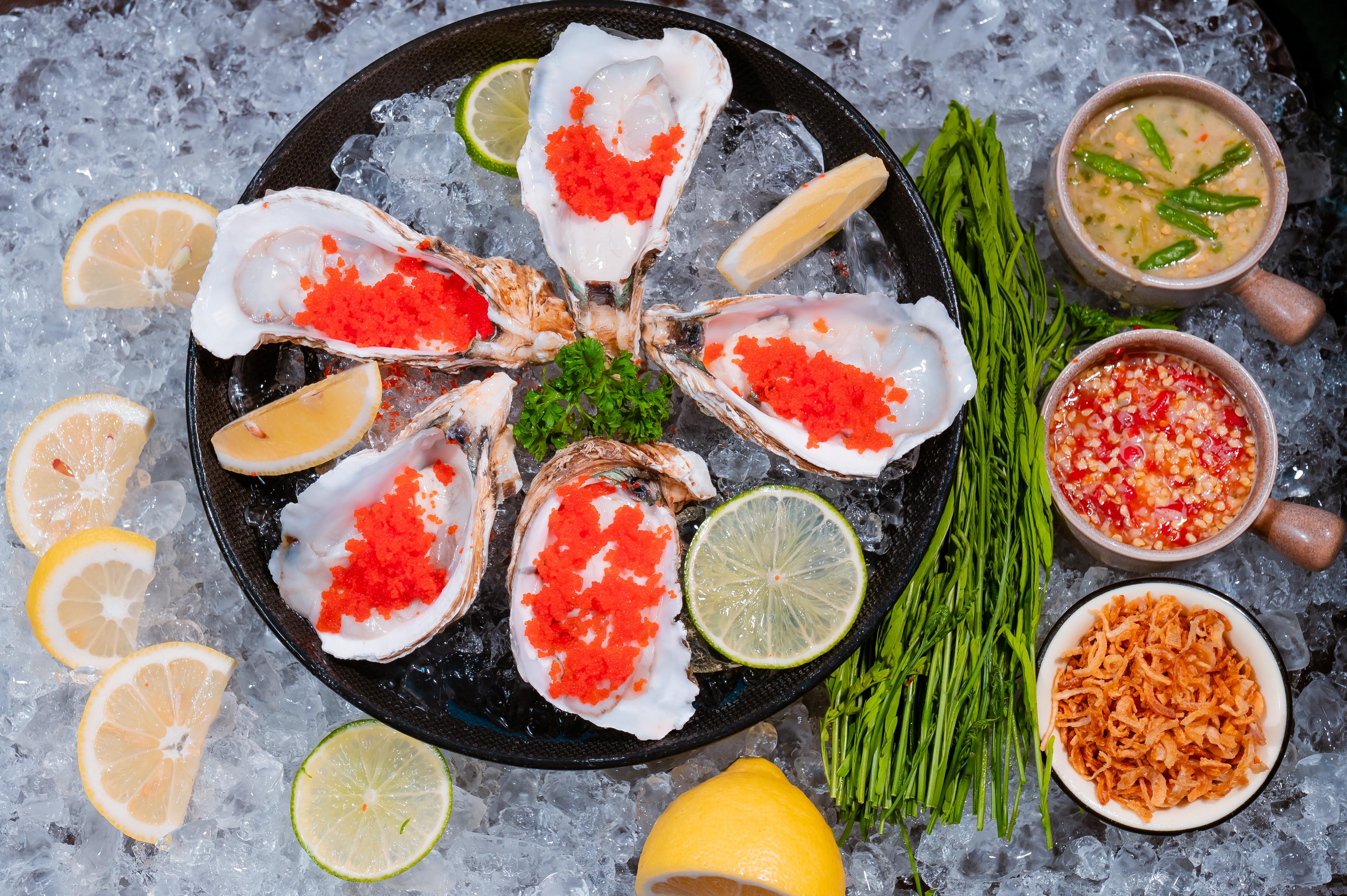អយស្ទ័រទឹកកក Fresh oysters 新鲜牡蛎