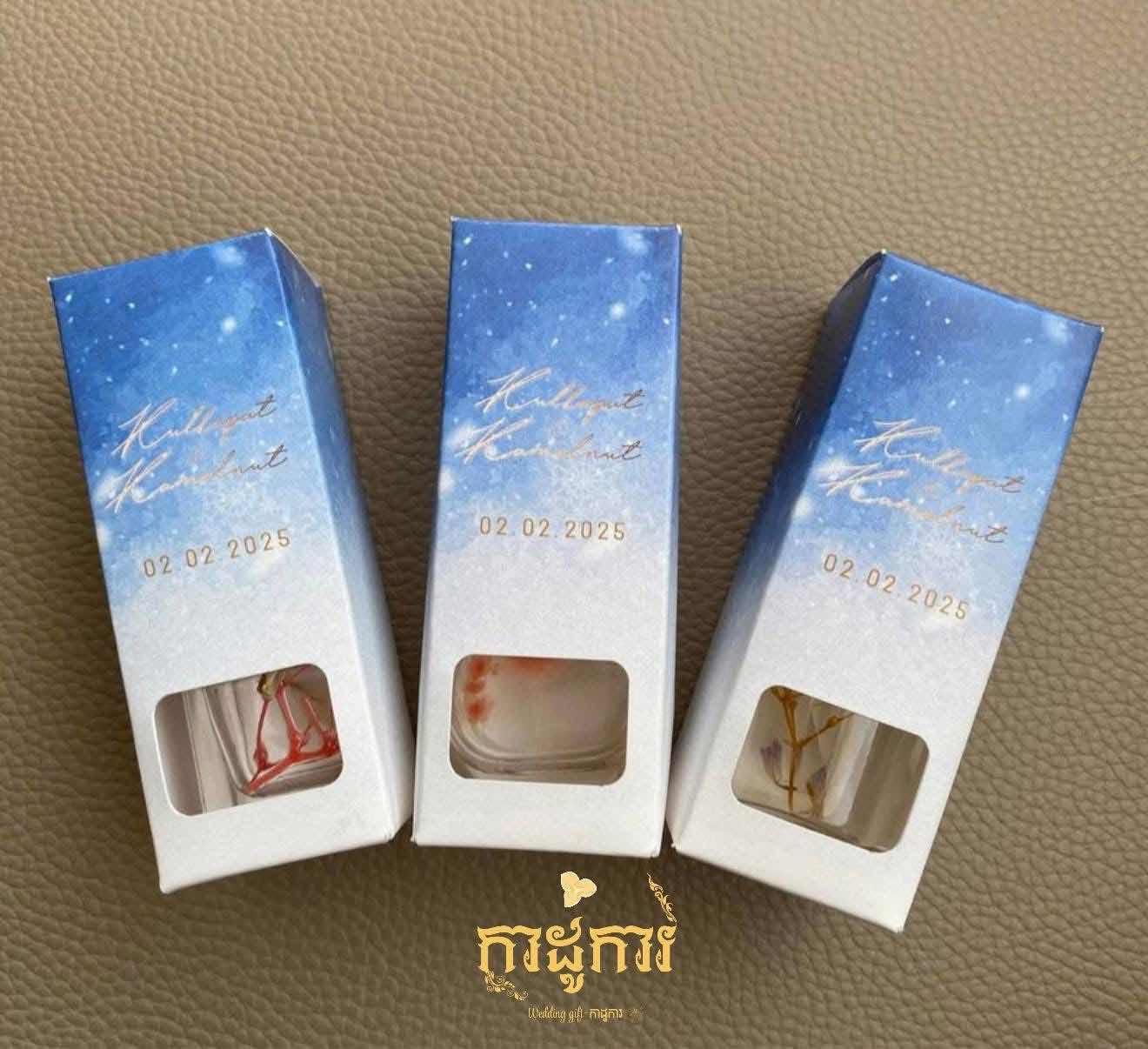 កាដូទឹកអប់ឡាន​ customize box
