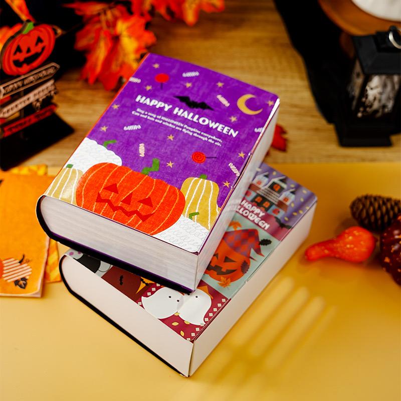 ប្រអប់រាងសៀវភៅ Halloween Packaging 