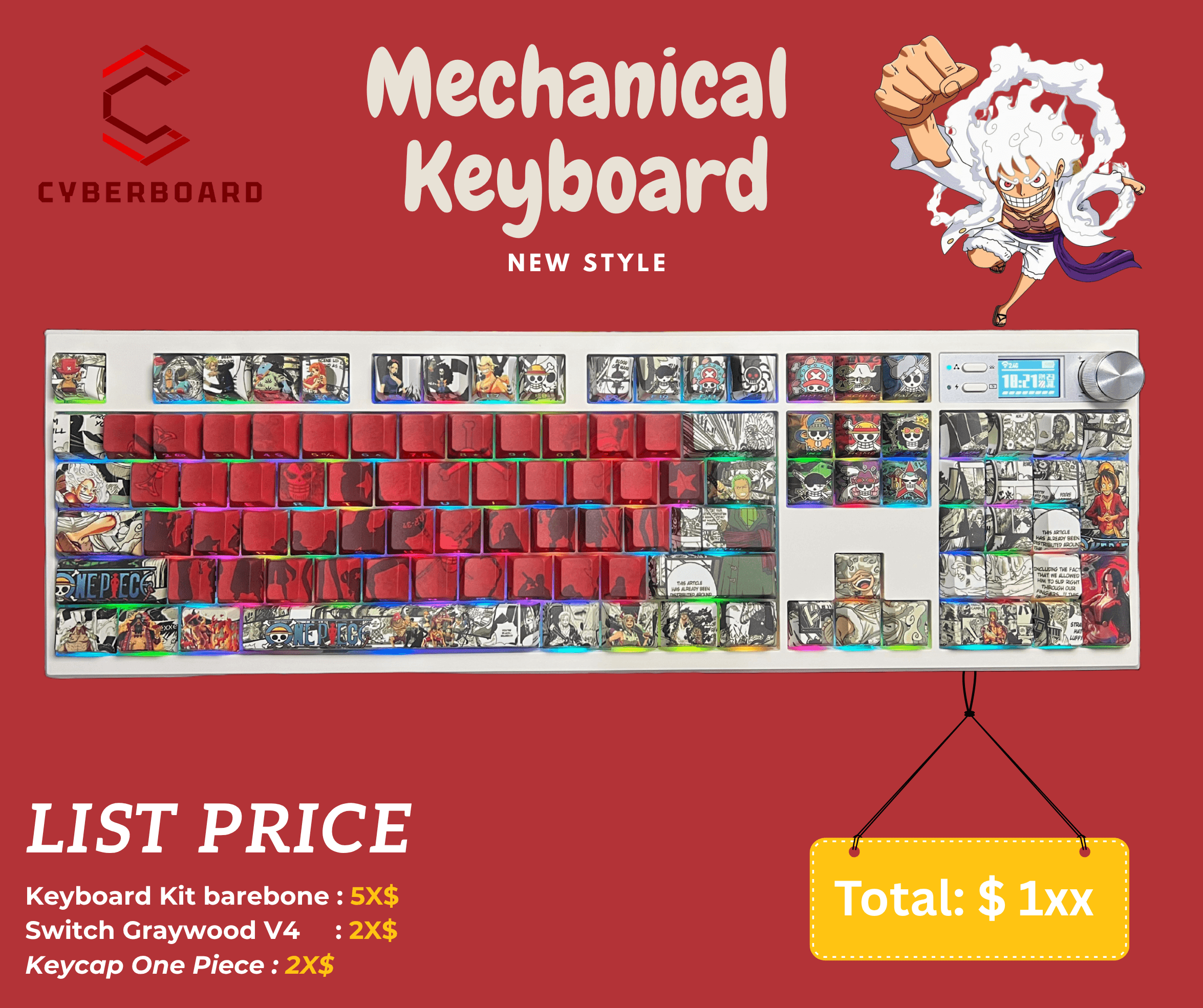 GMK with One piece 