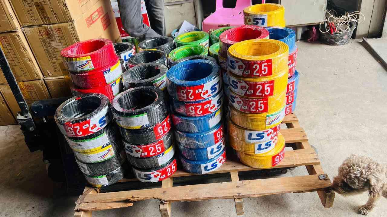 ខ្សែទោលកូរ៉េ LS 1x2.5 Sq.mm ព៌ណក្រហម