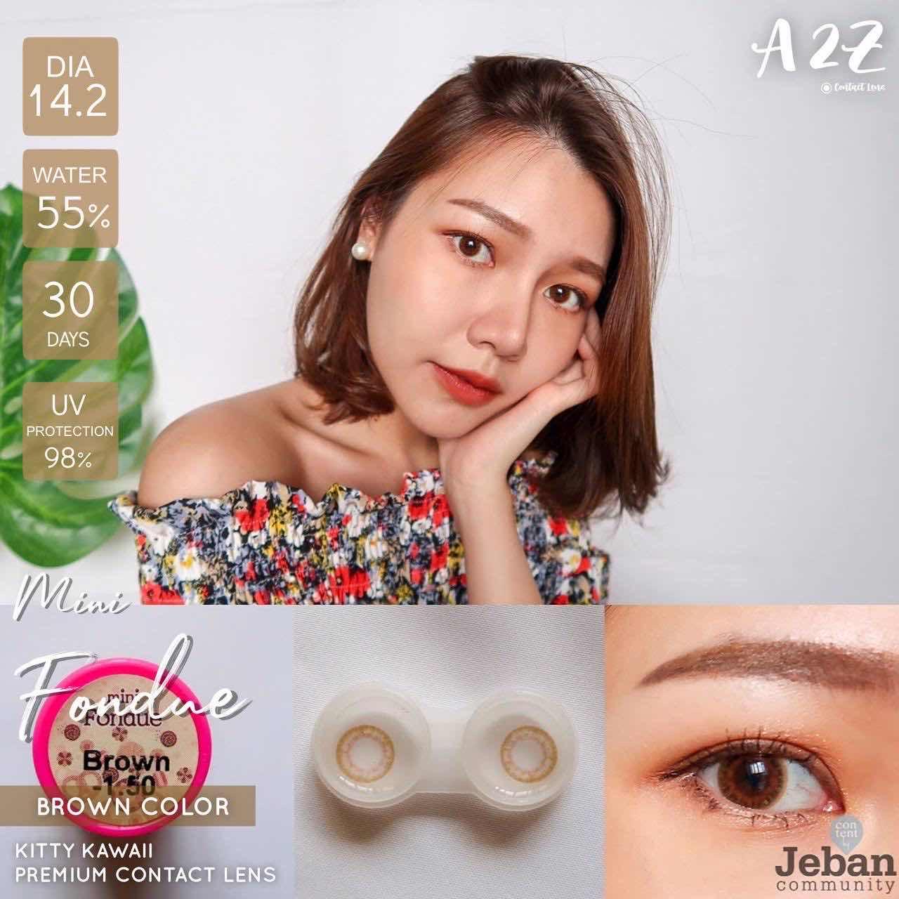 Kitty Kawaii- Mini fondue brown