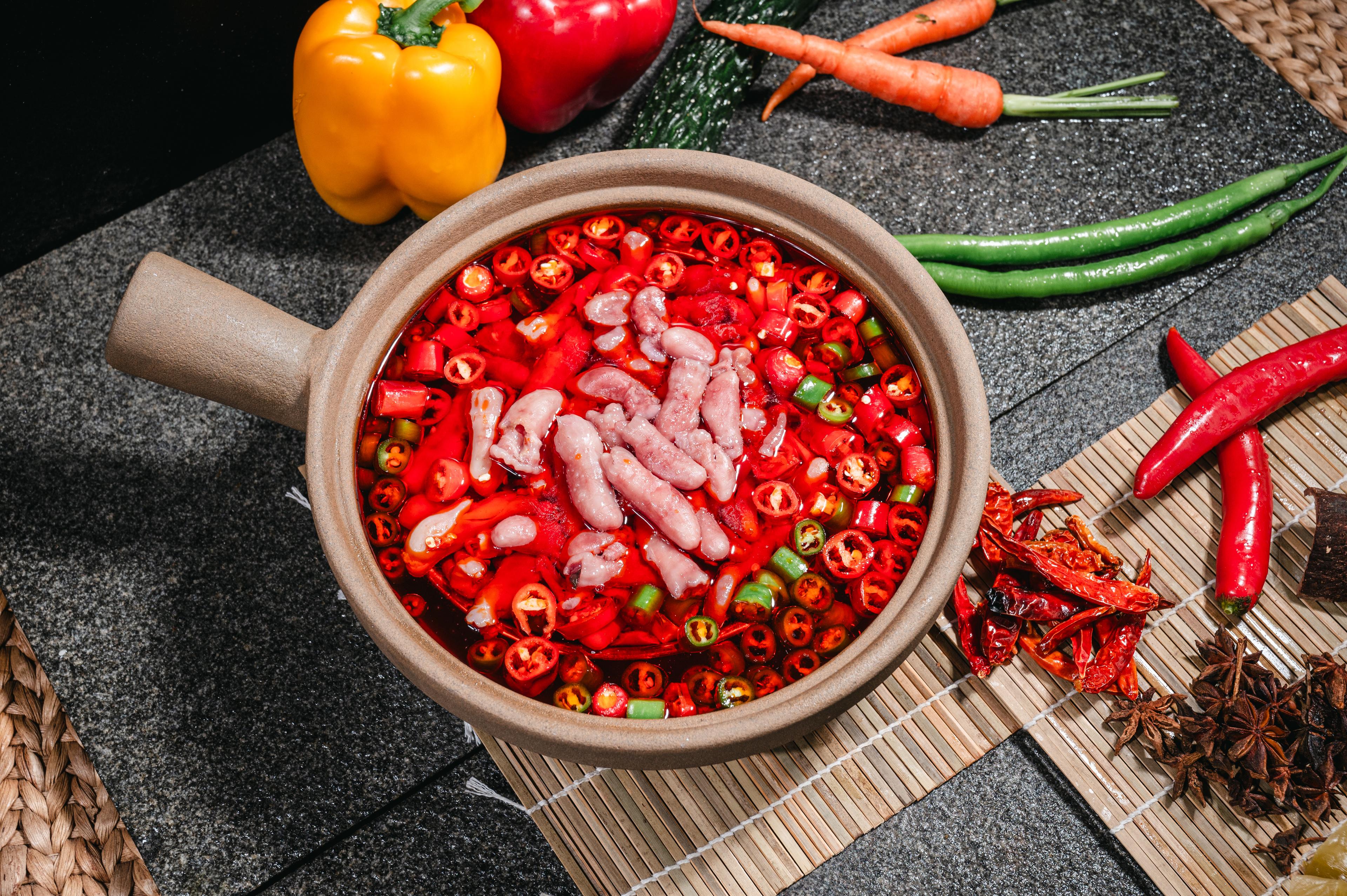ស៊ុបក្រពះត្រីហិល Spicy fish stomach soup 香辣鱼胃汤