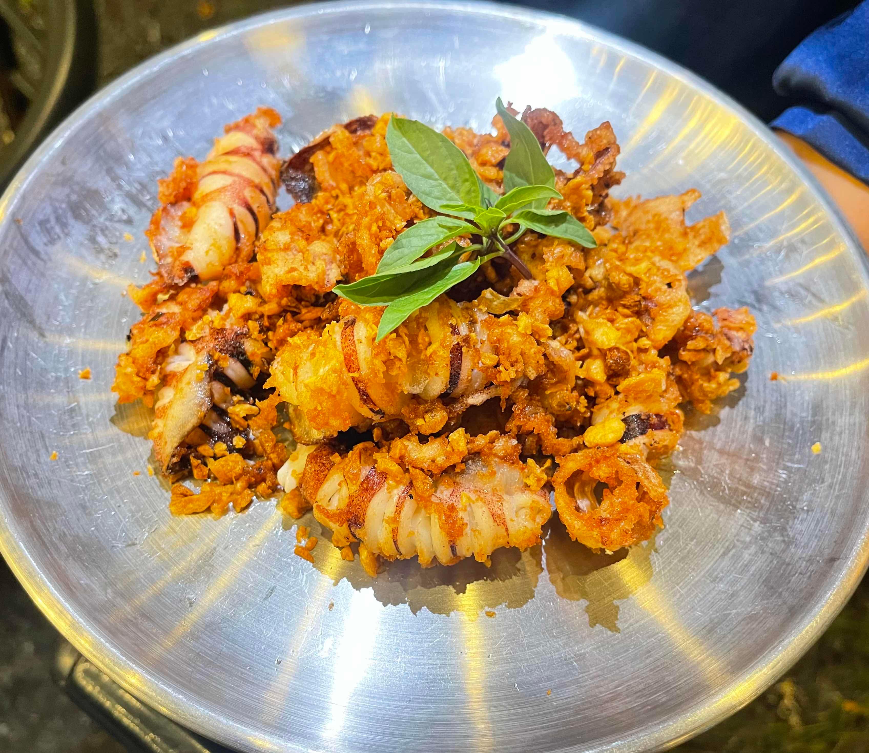 មឹកបំពង់​ បំពងខ្ទឹមស