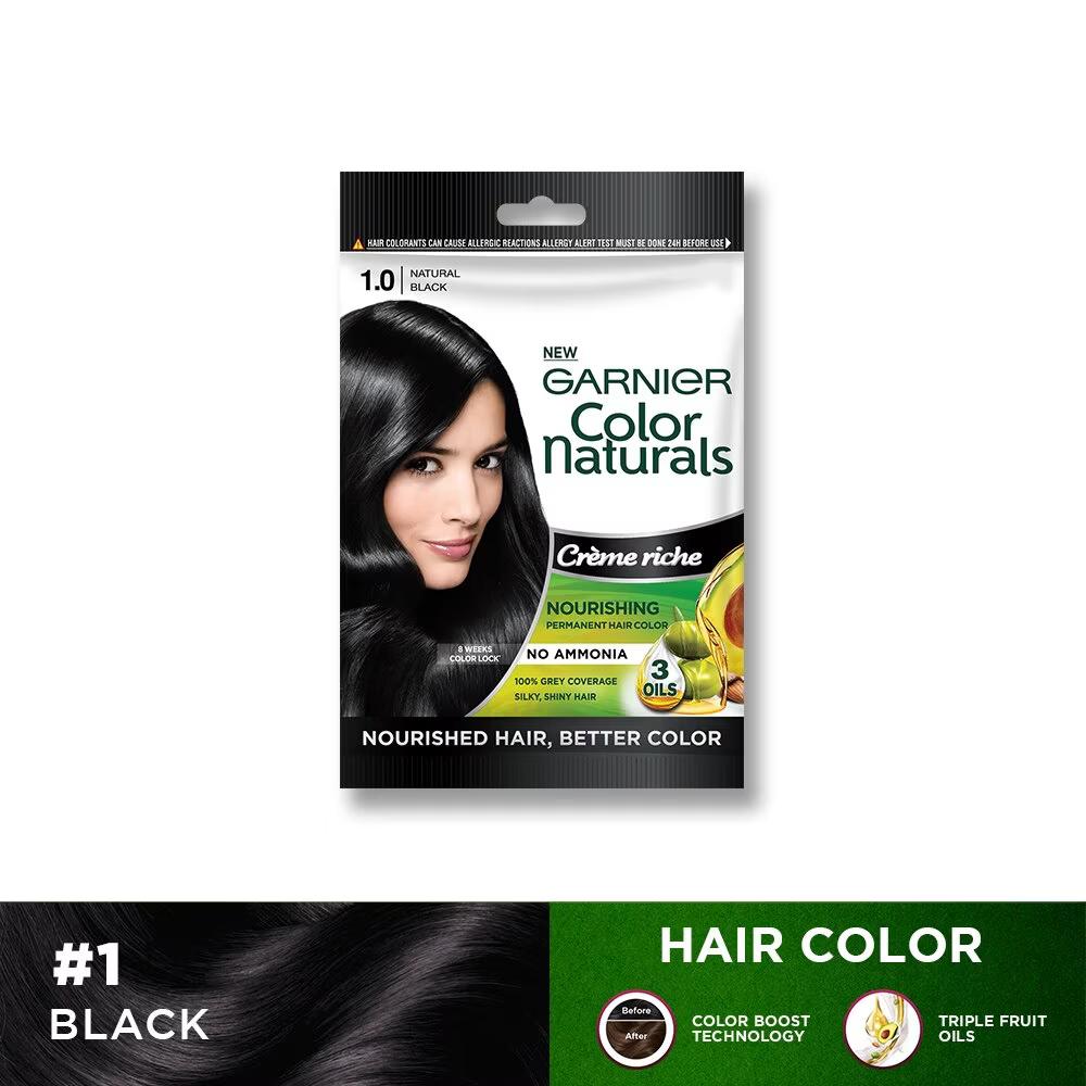 GARNIER NATURAL BLACK HAIR COLOR