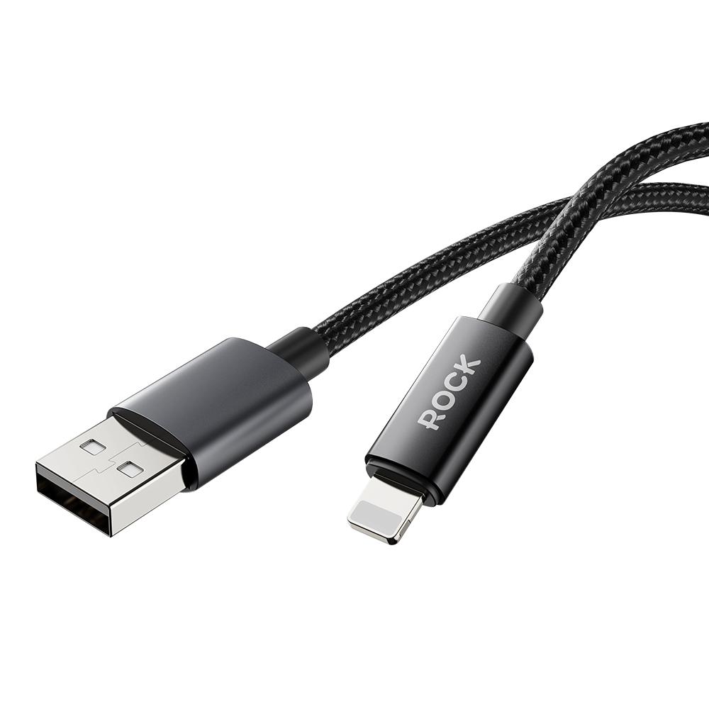 ROCK Z28 USB to Lightning 2.4A Braided Charging Cable