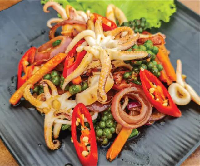 មឹកពីងពាងឆាម្រេចខ្ចី