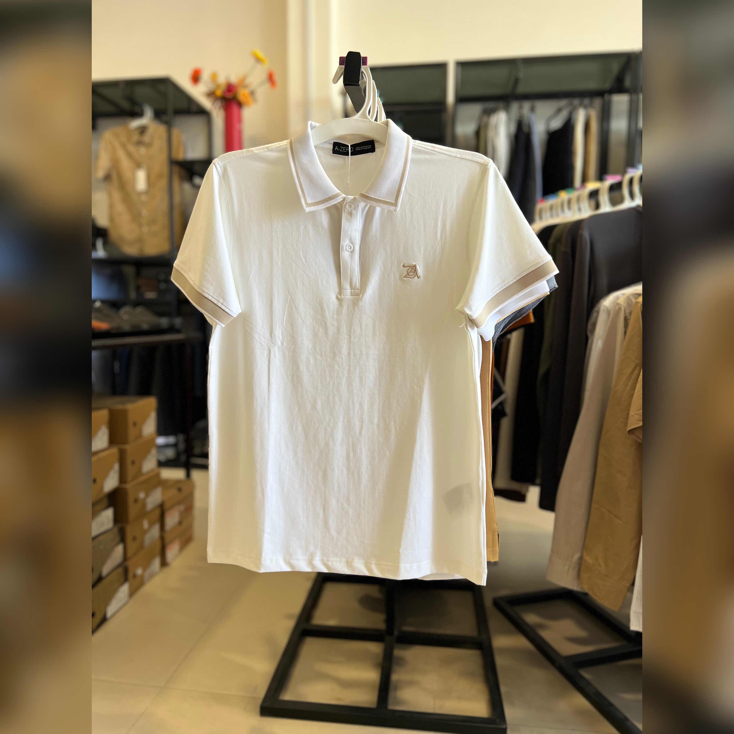 អាវយឺតប្រុសដៃខ្លីក៏បើក ស(0050)