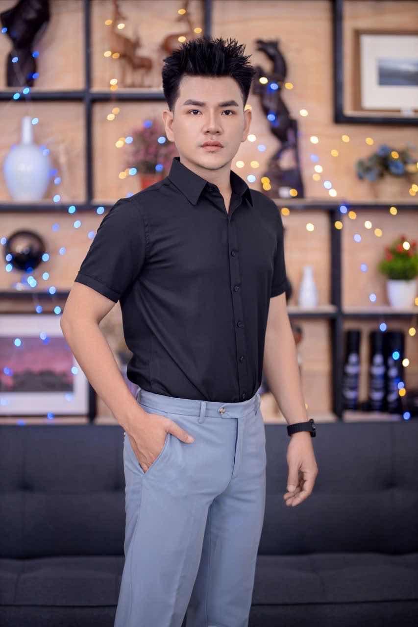 អាវសាច់ក្រណាត់ដៃខ្លី