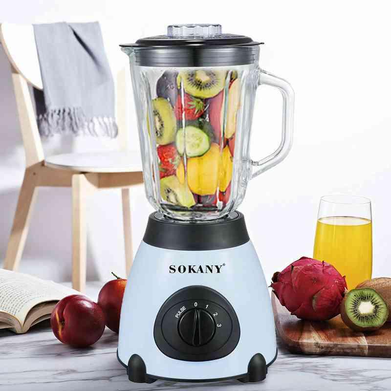 ម៉ាស៊ីនក្រឡុកផ្លែឈើ SOKANY 2in1 1.5L