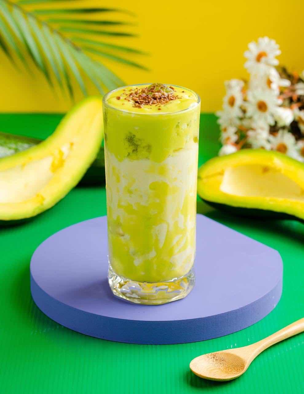 milk tea avocado 🥑