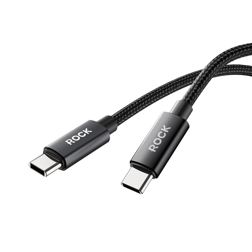 ROCK Z28 Type-C to Type-C 60W Braided Charging Cable
