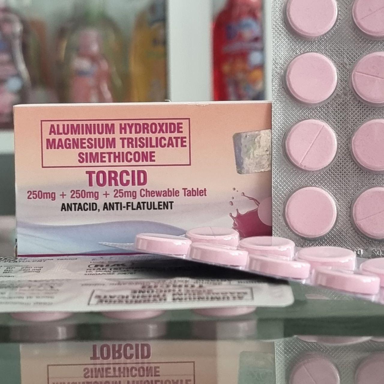 TORCID (Antacid Anti-flatulent) 100Tab​ 06/2026