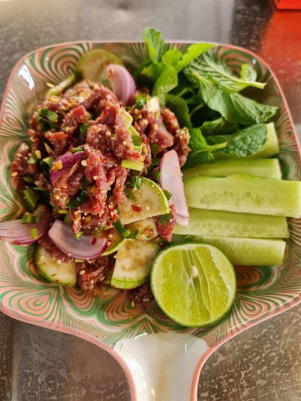 ភ្លាសាច់គោ ចានតូច