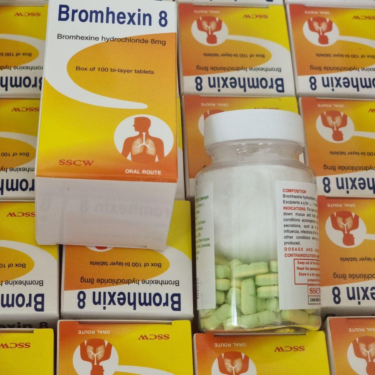 BROMHEXIN 8 SSCW Blt/100cp 03/26