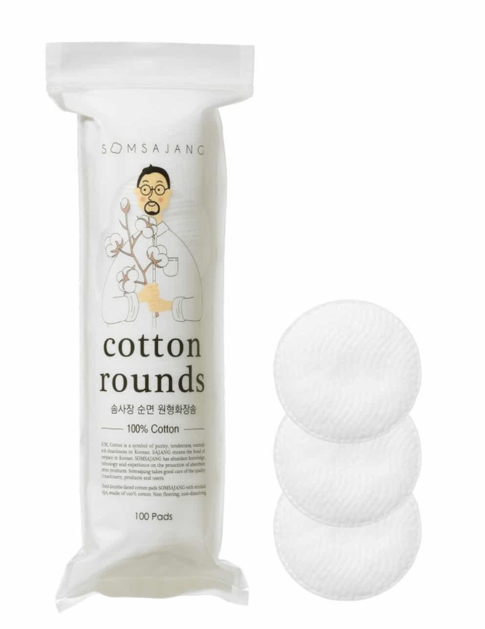 Cotton round Somsajang 100’s-white 