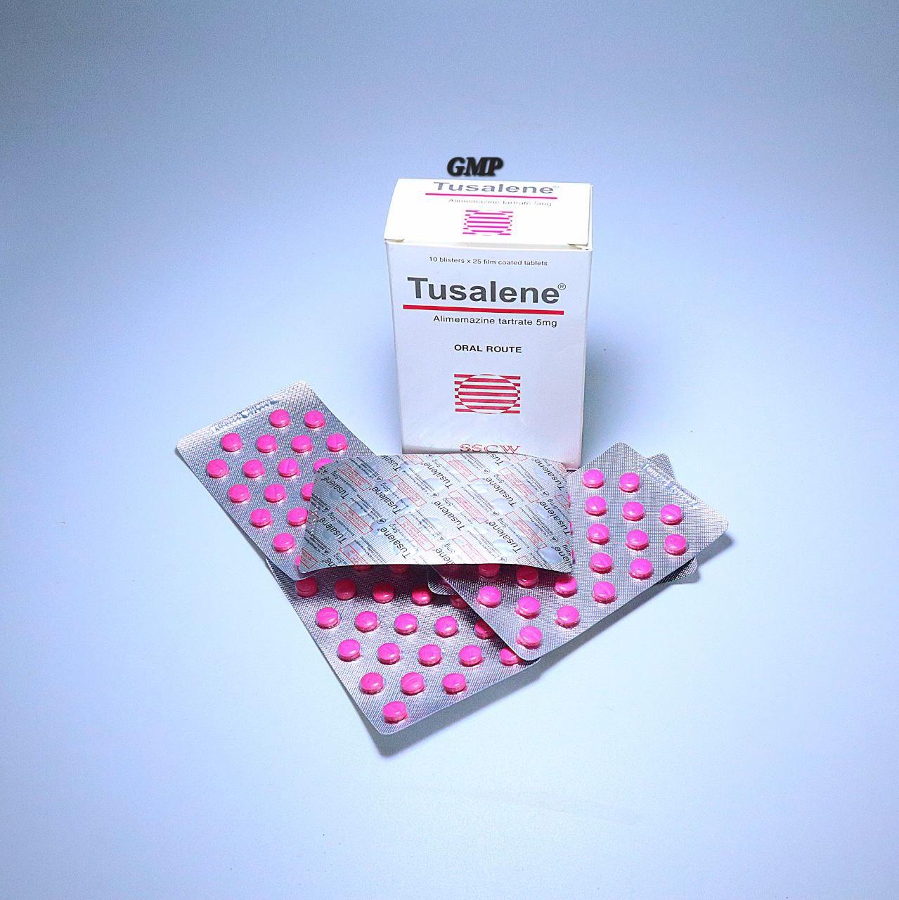 TUSALENE (Alimemazine, B/10x25) Expired:11/26  ប្រអប់