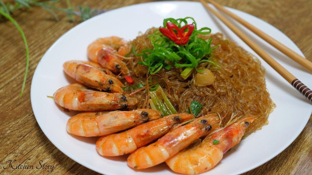 Fried Glass Noodle with Shrimp
