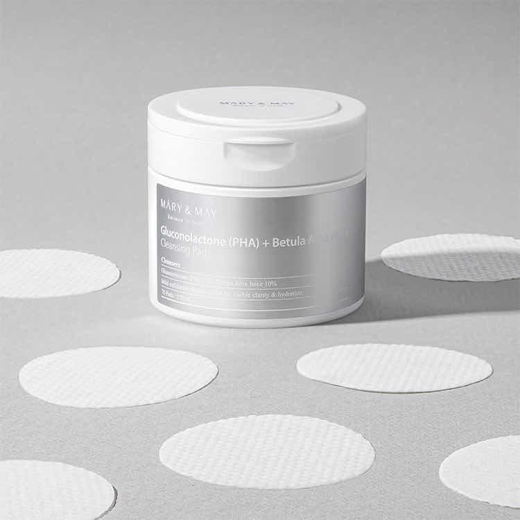 Mary&May Gluconolactone PHA+Betula Alba Juice Cleansing Pad