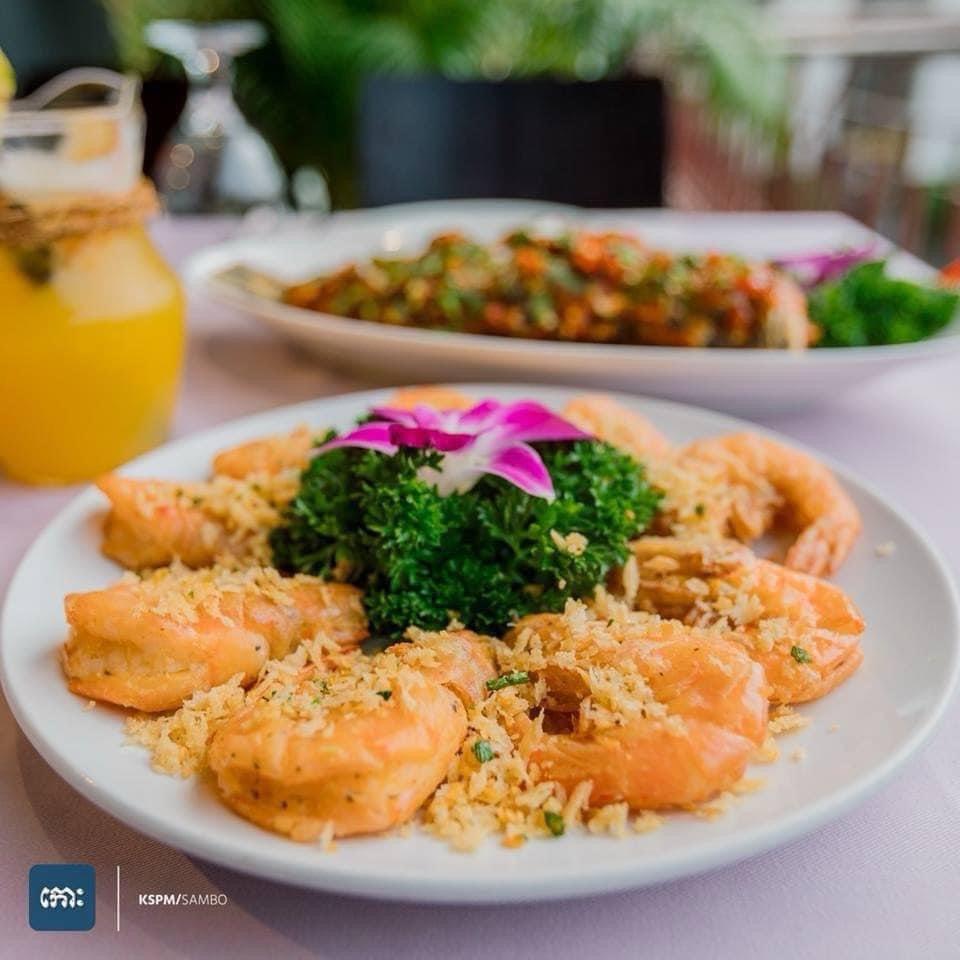 បង្គាបំពងខ្ទឹមស Deep fried Prawn with Garlic