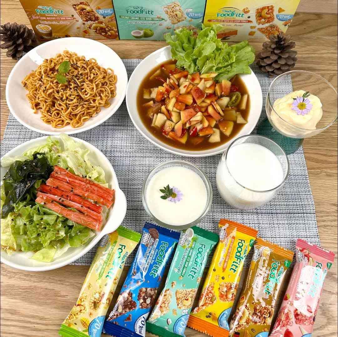 នំ foodfit caramel ជាតិស្កទាប