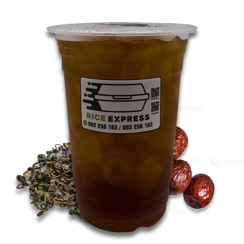 ទឹកត្រជាក់ពុទ្រាក្រហម (Herbal Tea with Red Jujube)