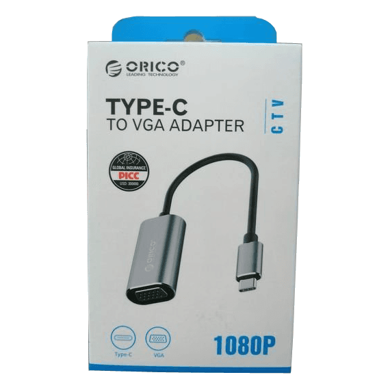 ORICO TYPE-C TO VGA ADAPTER 1080P CTV-GY-BP