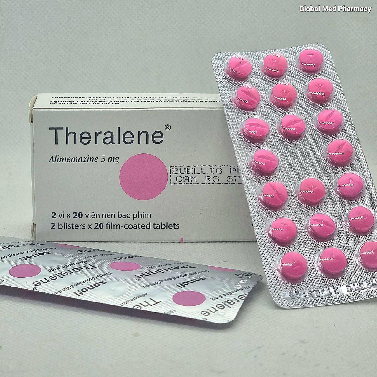 THERALENE (Alimemazine 5mg, B/2x20) 