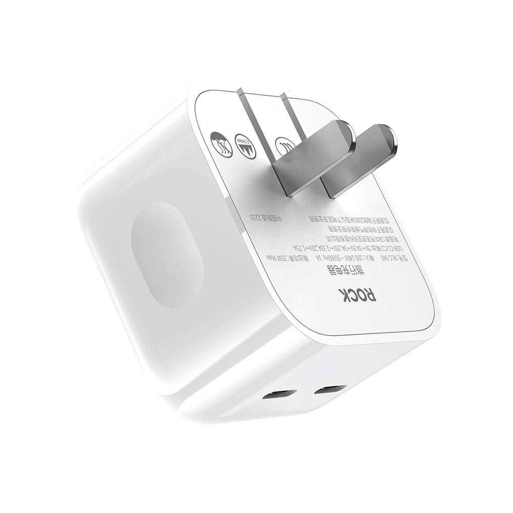 ROCK 35W Dual USB-C Travel Charger