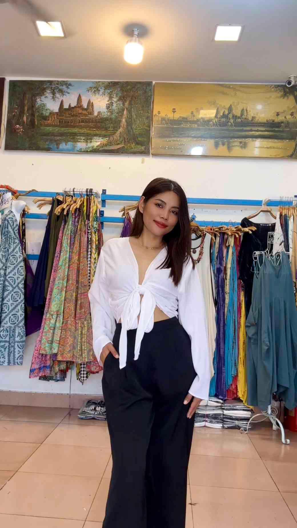អាវចងដៃវ៉ាល់ L