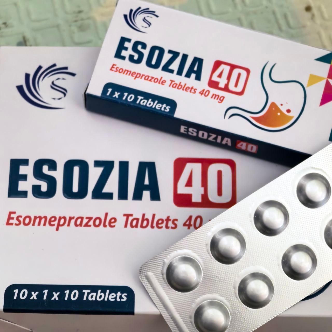 ESOZIA 40 (esomeprazole40mg) 10x10  ប្រអប់