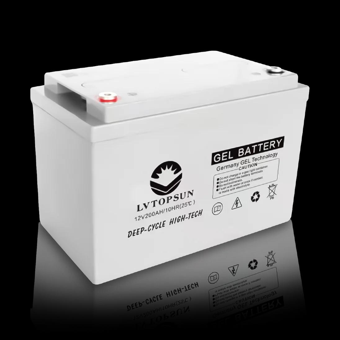 អាគុយជែល 12V 250Ah LVTOPSUN Gel Battery