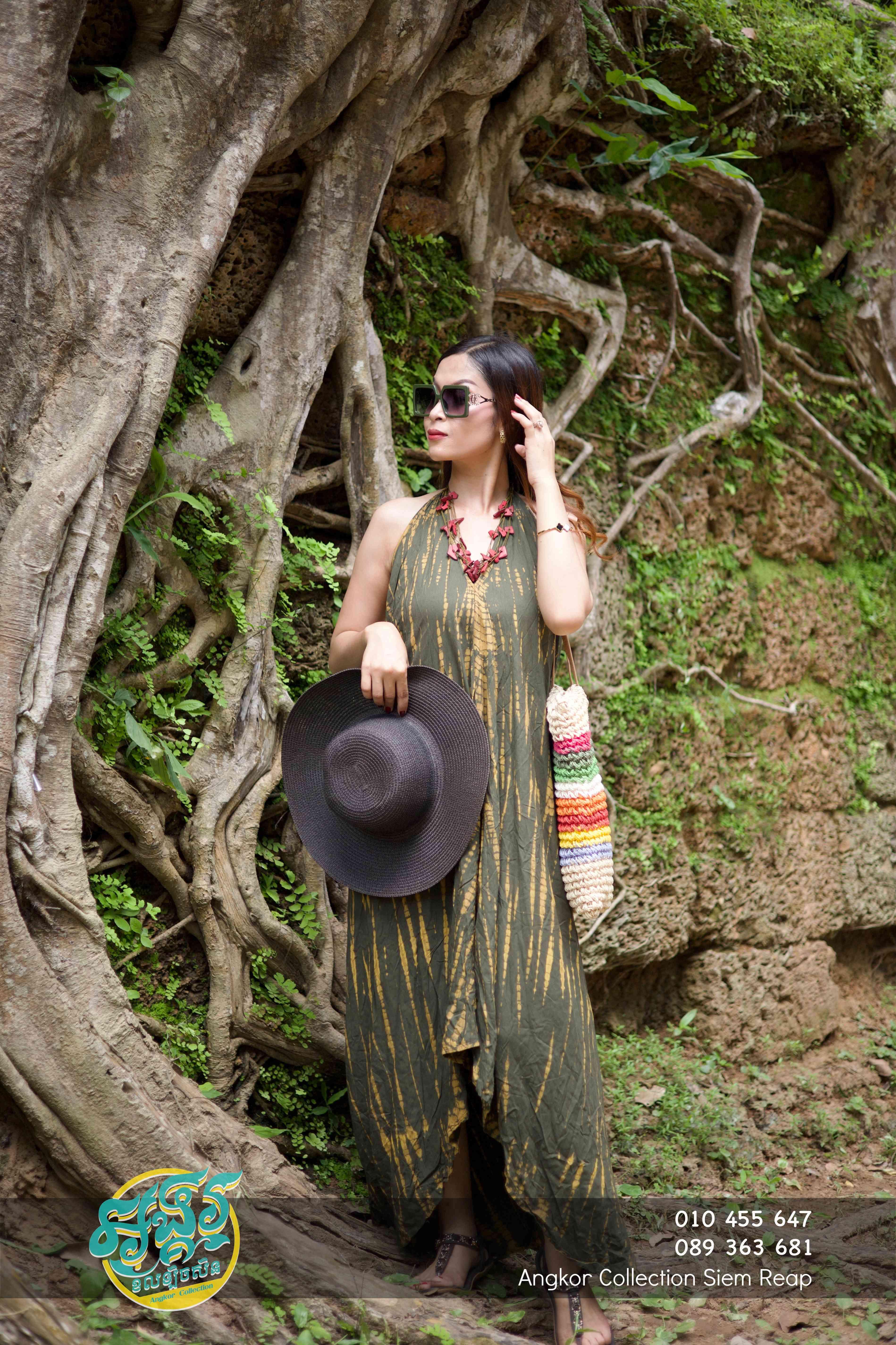 រ៉ូប Mermaid Maxi ខ្សែតូច