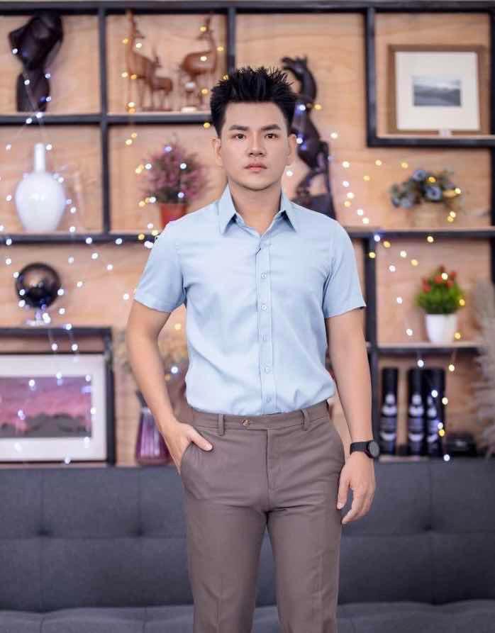អាវសាច់ក្រណាត់ដៃខ្លី