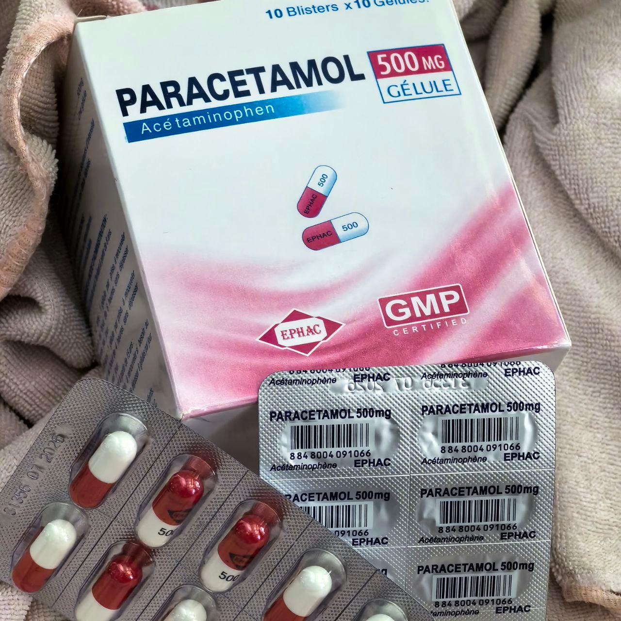 PARACETAMOL GELULE  ប្រអប់