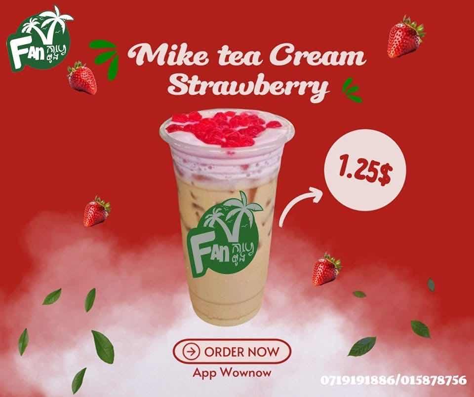 Milk Tea Cream Strawberry 
