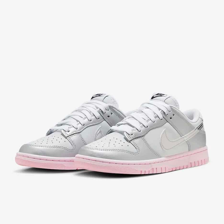 Nike Dunk Low Lx Metallic Silver Pink