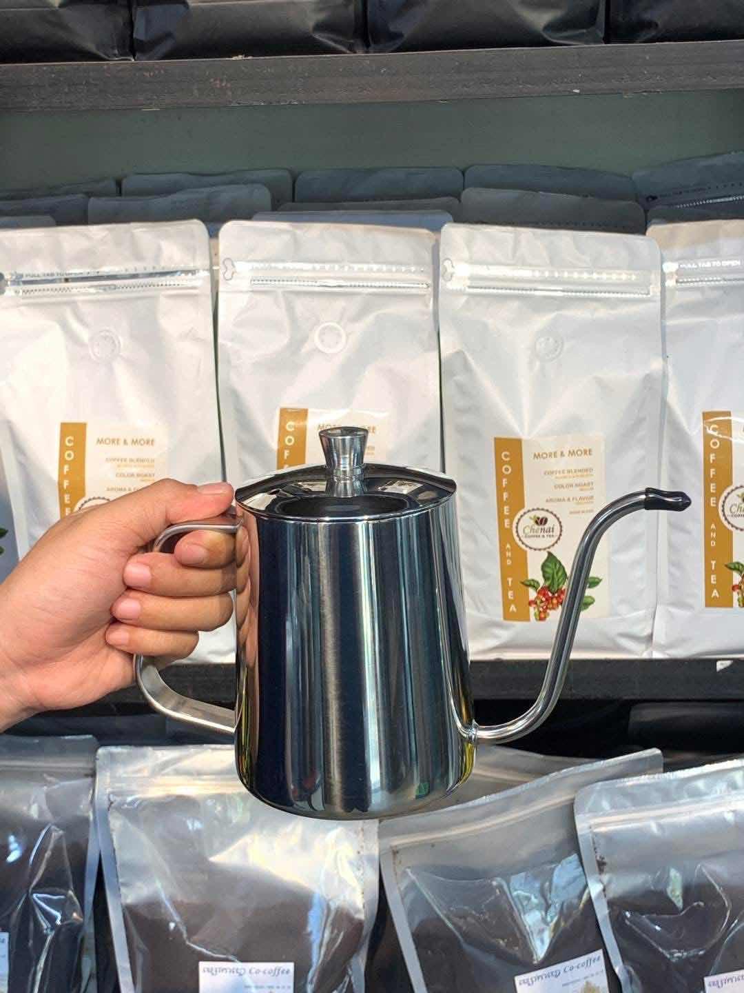 កំសៀវដែក Coffee Drip pot 600ml