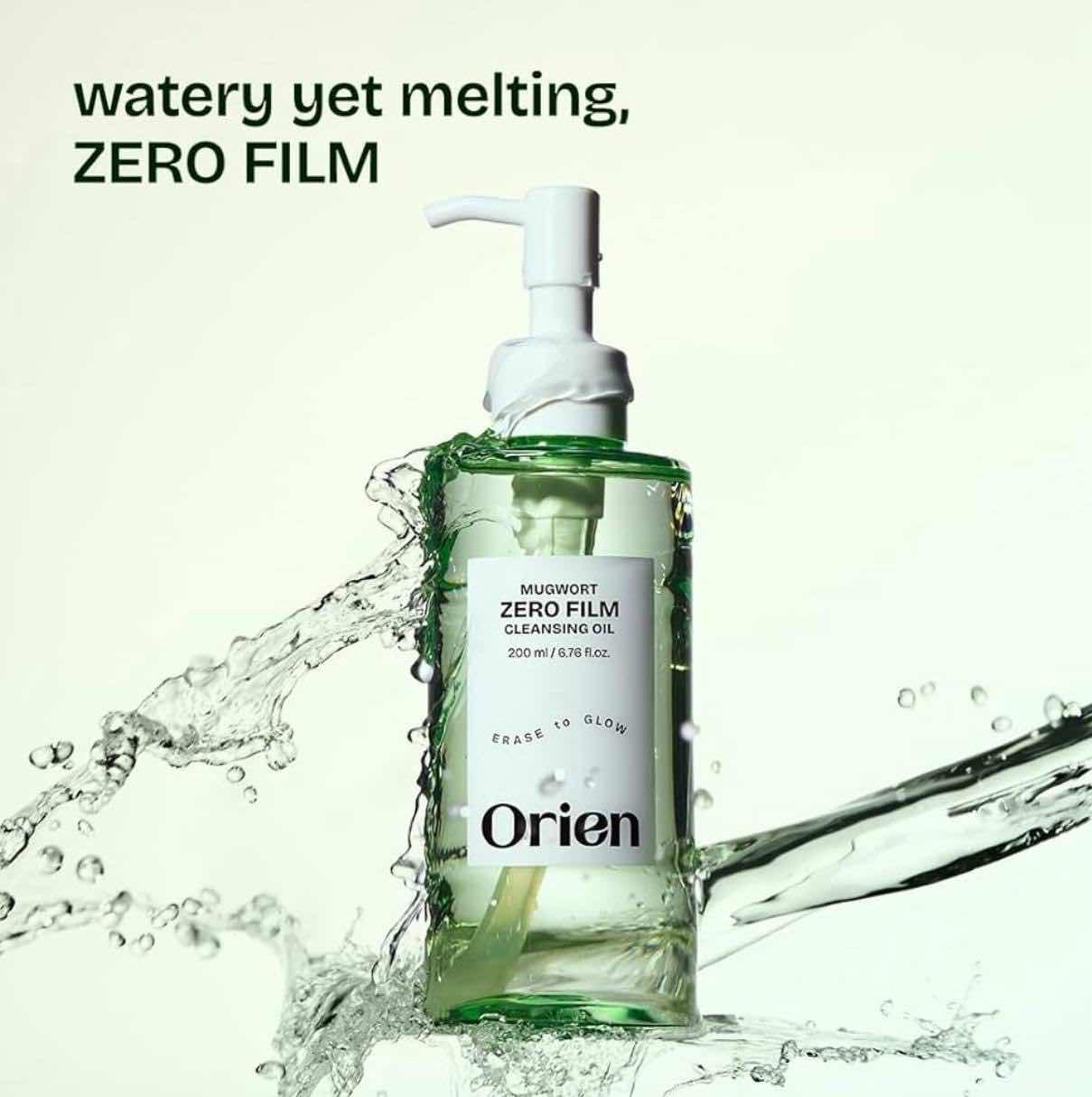 Orien Mugwort Zero Film Cleansing Oil 200ml 