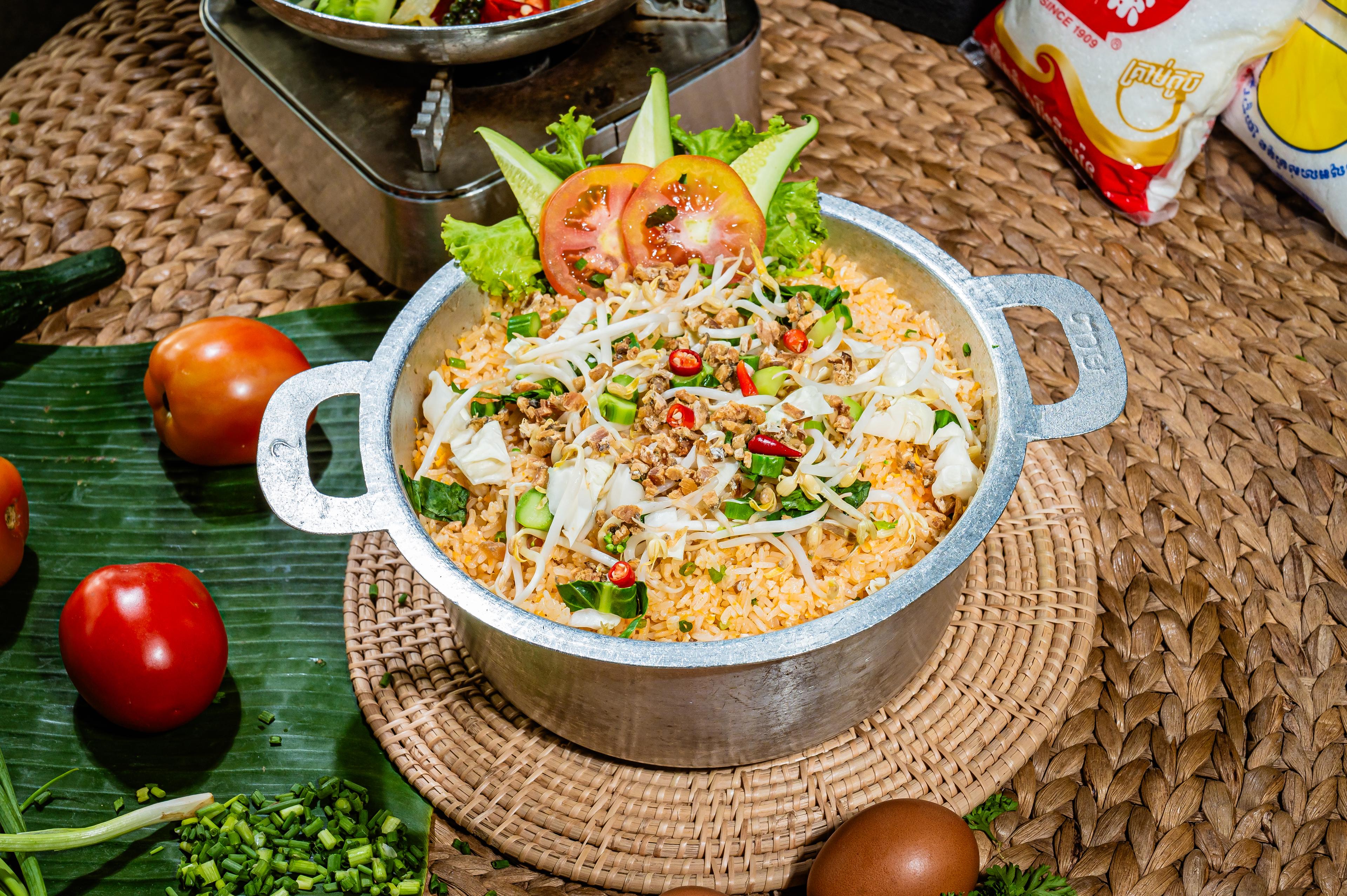 បាយឆាត្រីប្រម៉ា Fermented fish fried rice 发酵鱼炒饭