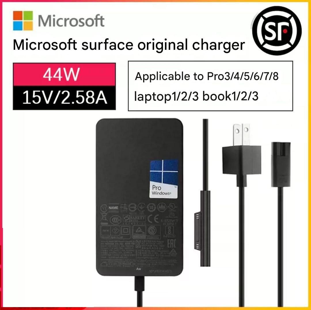 Adapter Surface 15V-2.58A 44W Pro 3/4/5/6/7/8 Laptop 1/2/3 Book 1/3/4