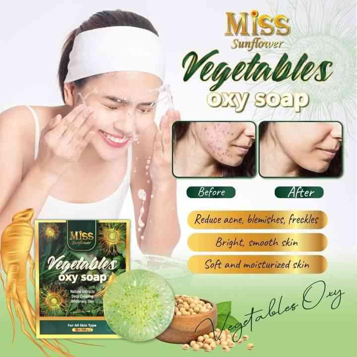 សាប៊ូដុំលាងមុខ បន្លែ ប្រេនmiss