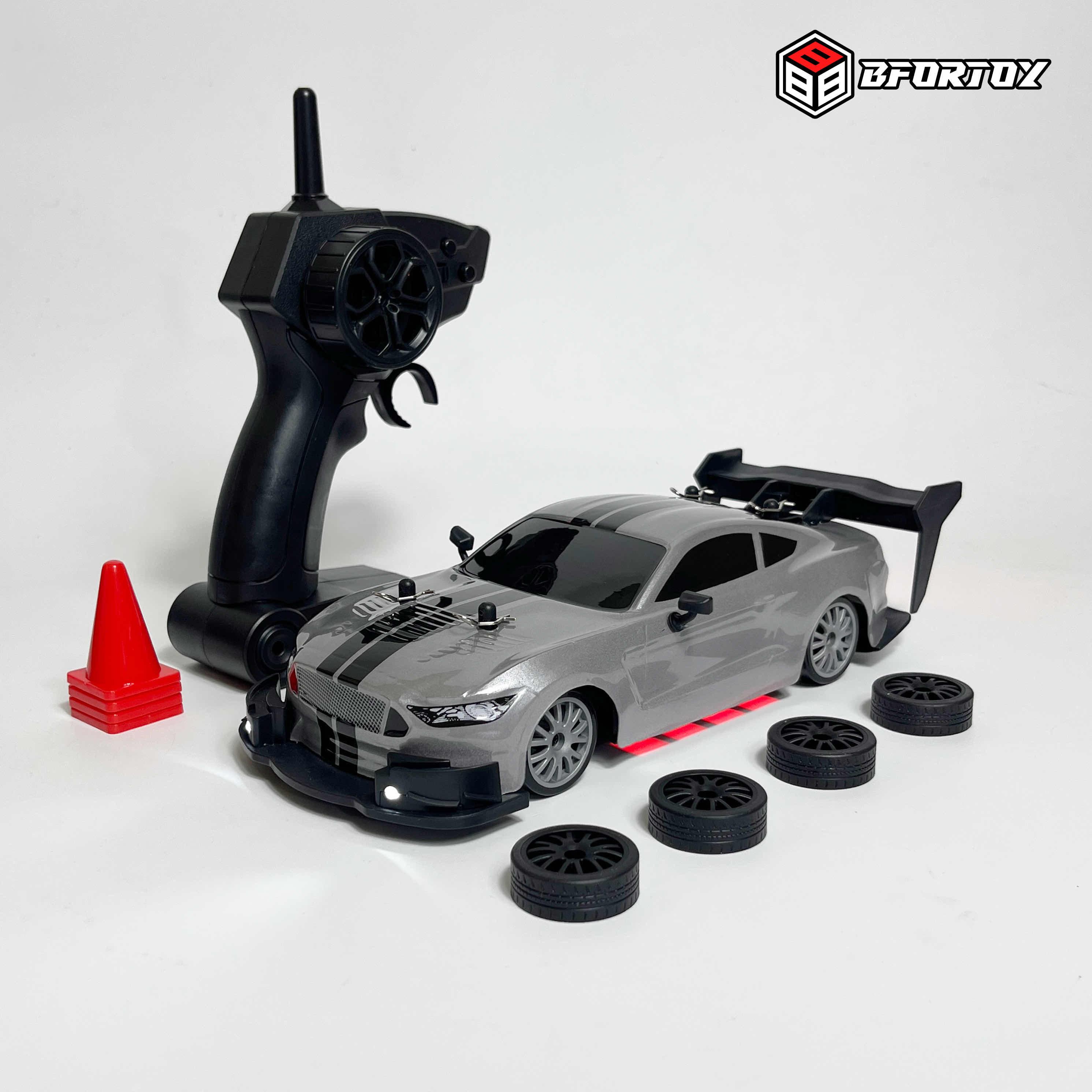 ឡានបញ្ចា Drift Rc ទំហំ 1/20 - Mustang