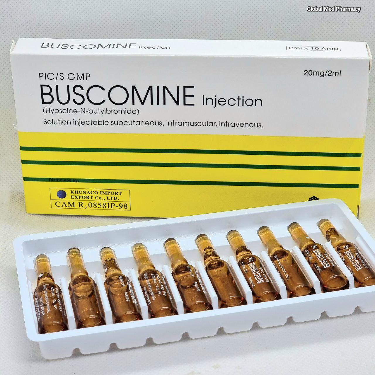 BUSCOMIN Inj (Hyoscine) B/10amp