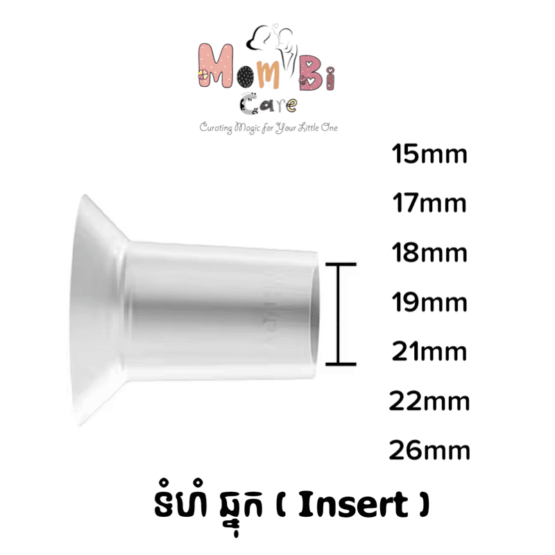 ទំហំ ឆ្នុក ( Insert ) មួយគូ