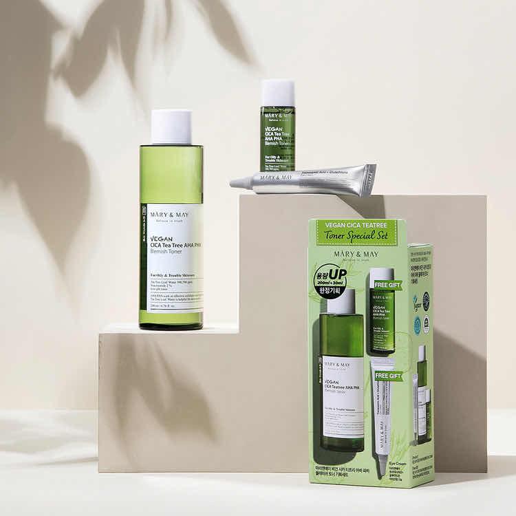 Mary&May Vegan Cica Teatree Toner Special Set