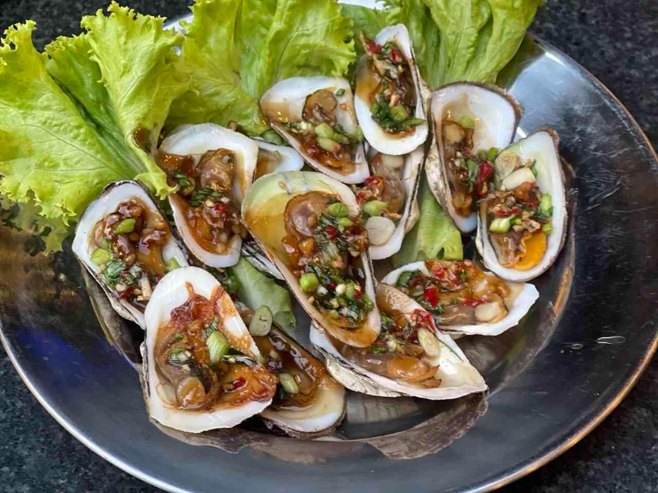 ខ្យងសណ្តែកដីអាំង